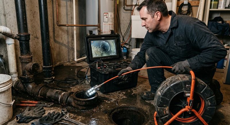 Drain Line Inspection in Charlotte, NC