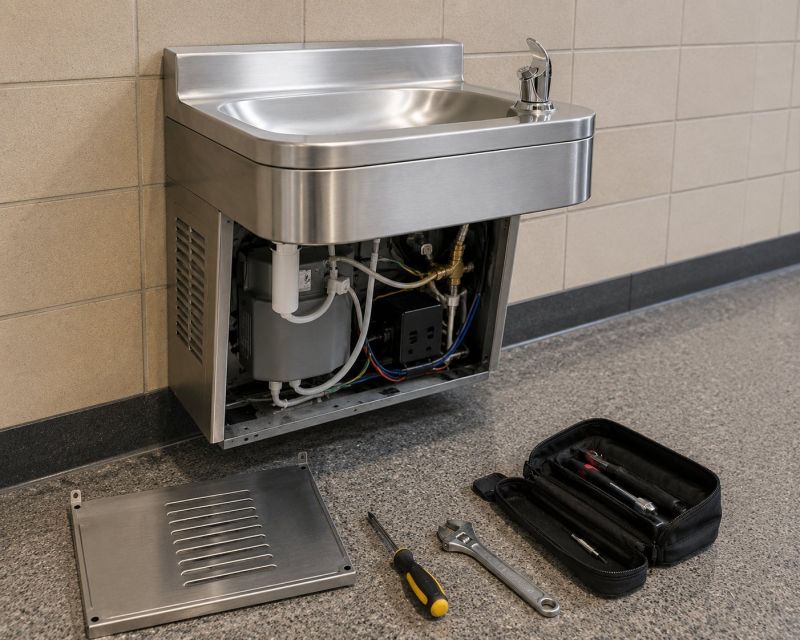 Drinking Fountain Installation in St Louis, MO